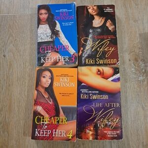 Lots of 4 Books By Kiki Swinson Book Used